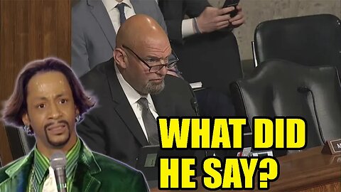 John Fetterman speaking at Senate hearing was BRUTAL to watch! He made NO SENSE at all. Watch this!