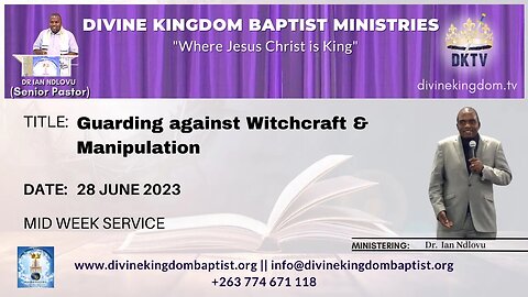 Guarding against Witchcraft & Manipulation [28/06/23]