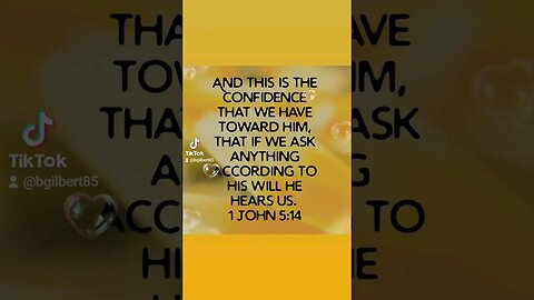 1 John 5:14 - ACCORDING TO HIS WILL