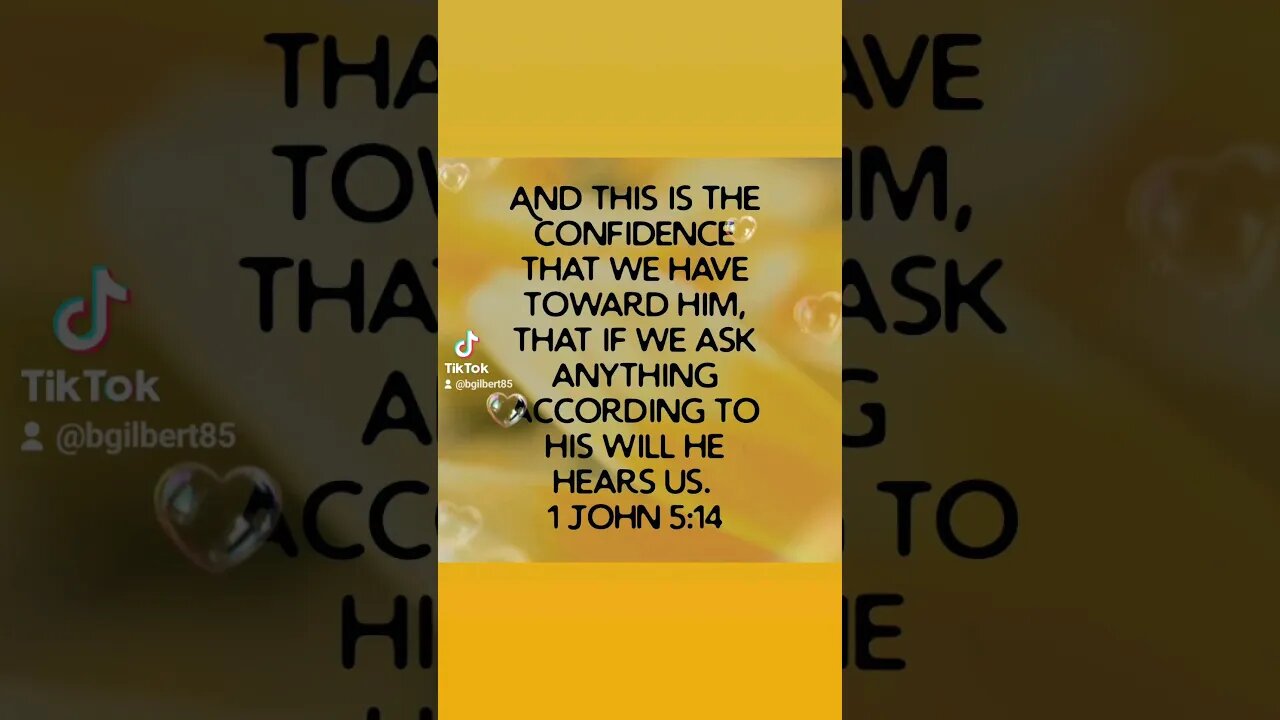 1 John 5:14 - ACCORDING TO HIS WILL