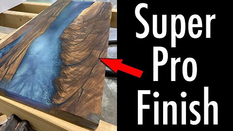 Super Professional Epoxy Charcuterie Board Finish