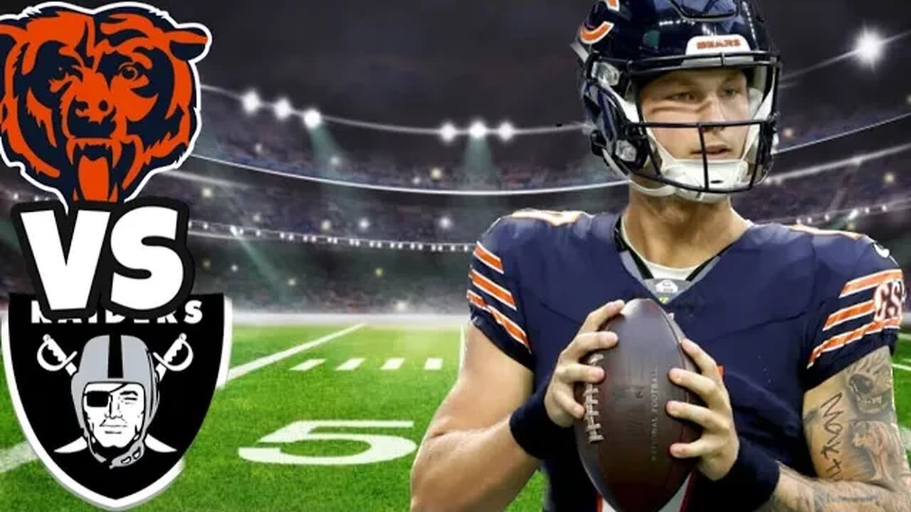 Raiders @ Bears | Madden 24 sim | Highlights | PS5