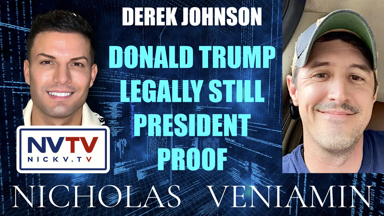 Former Military Derek Johnson Proves Donald Trump is Legally Still President