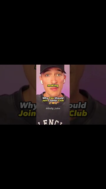 Why You should Join Capital Club 💰🤝💰 #lukebelmar #capitalclubcommunity