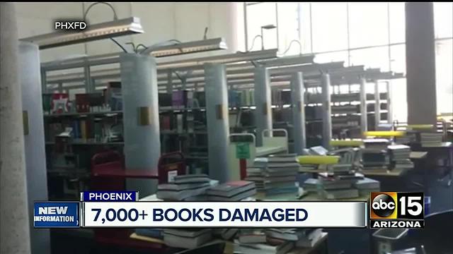 Thousands of books ruined at Phoenix library