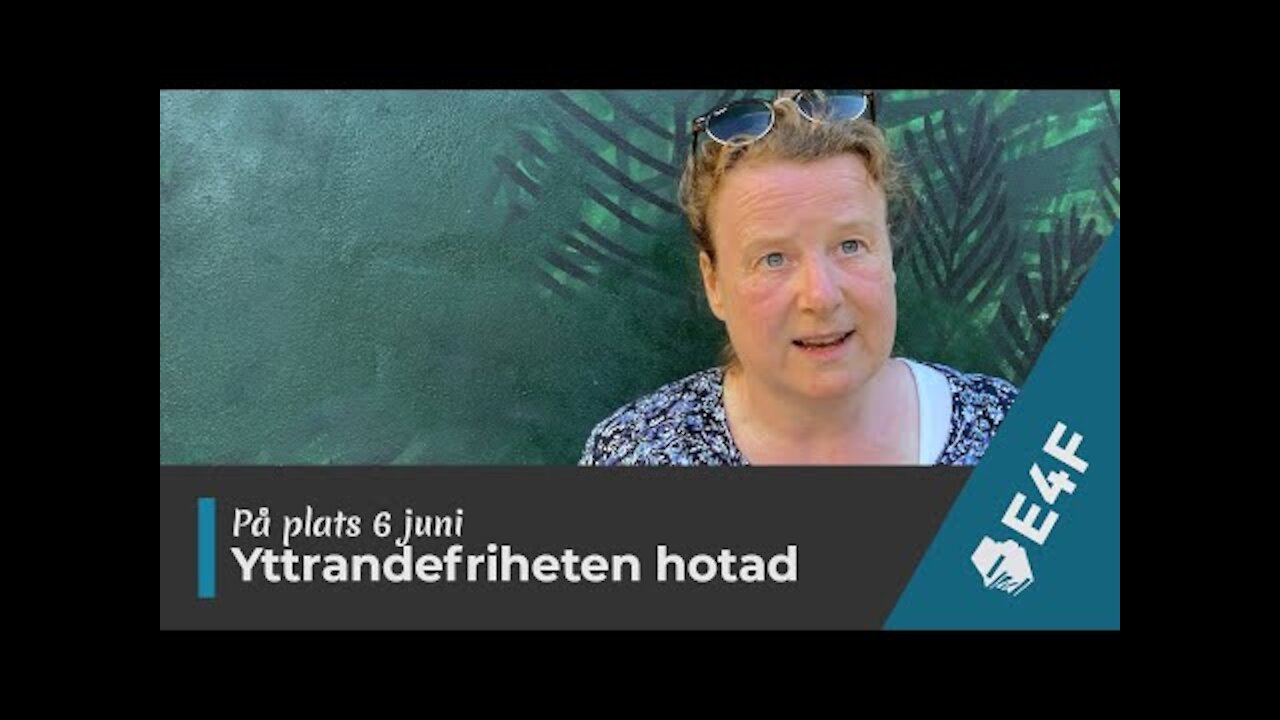 Yttrandefriheten hotad