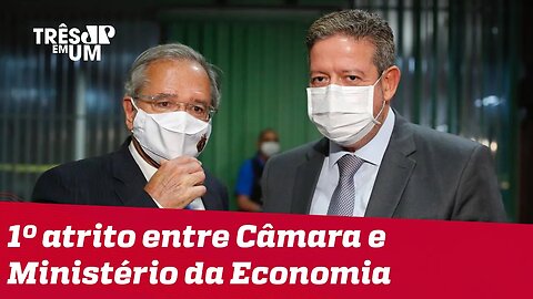 Arthur Lira cobra publicamente Paulo Guedes sobre volta do auxílio