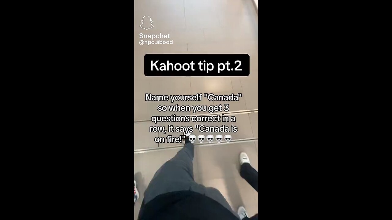 Kahoot idea | pt.2