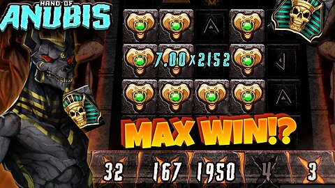 HE JUST HIT MY 10000X DREAM MAX WIN ON HAND OF ANUBIS!