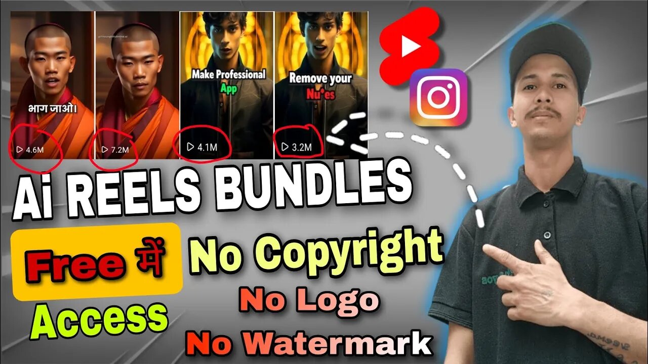 Free 100000 Plus Ai Reels Bundle | Download Free Raja & AI Reel Bundle | Free Instagram Reel Bundle