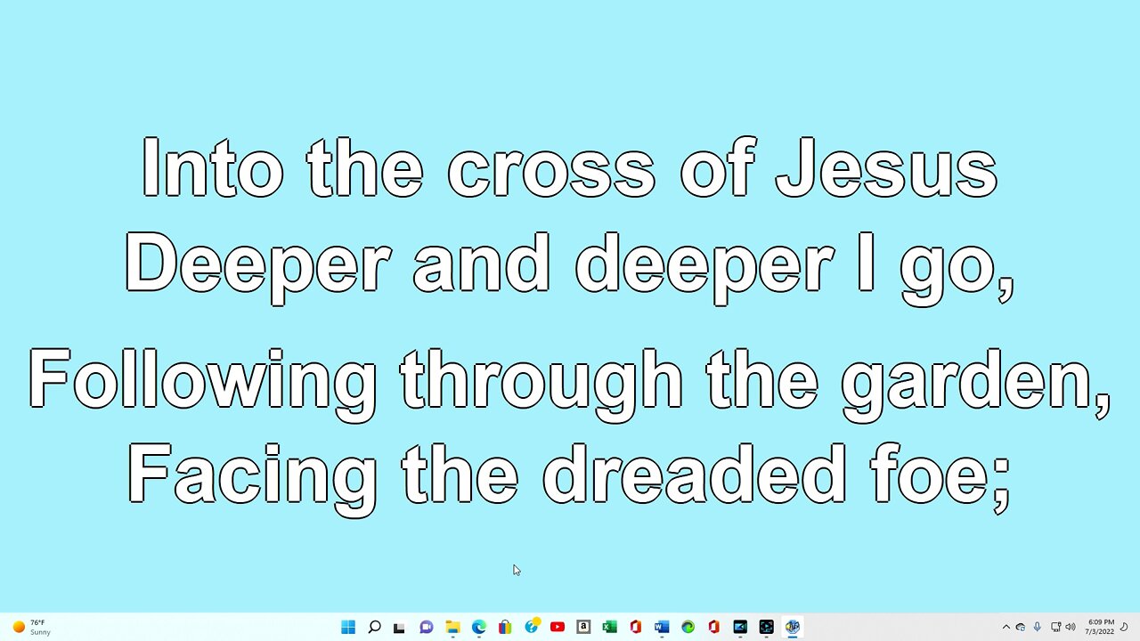 Deeper and Deeper Verse 3