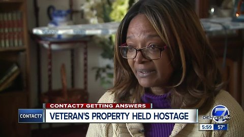 Veterans' property held hostage