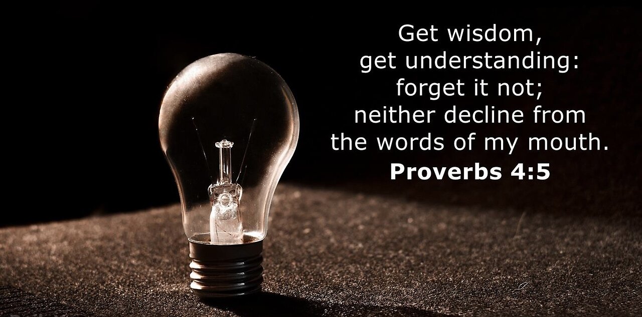 01-Proverbs Chapter 4 Bible Study Powerful Bible Study on Wisdom