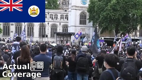 Rally for Hong Kong Democracy | PARLIAMENT SQUARE | 12th June 2022