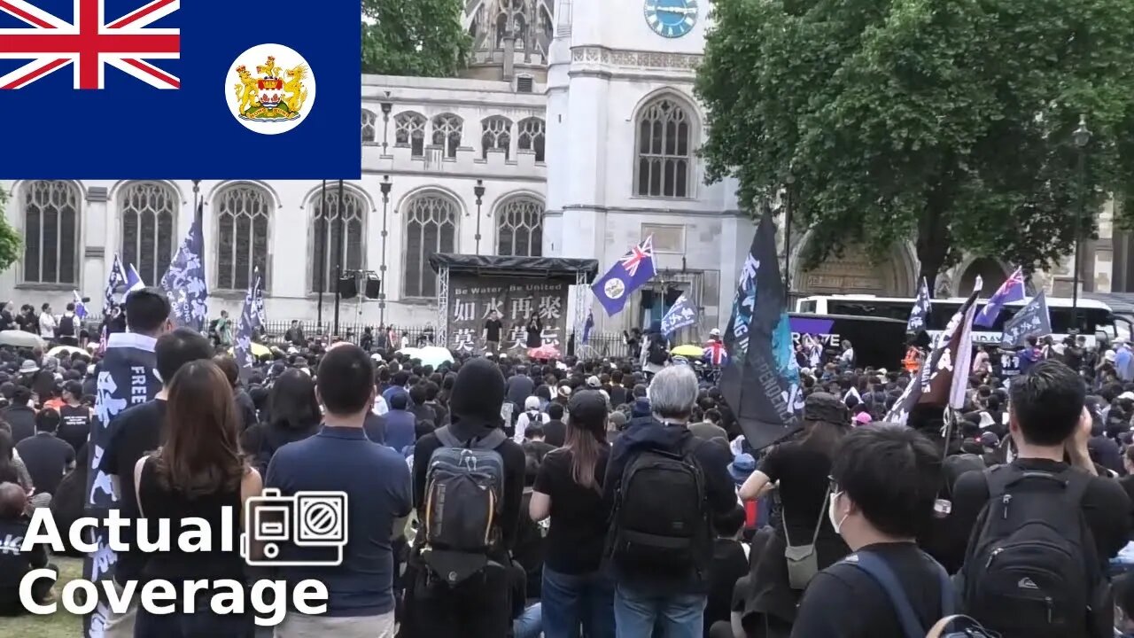 Rally for Hong Kong Democracy | PARLIAMENT SQUARE | 12th June 2022