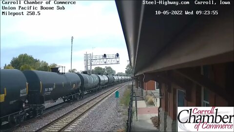 CSX SD70ACC Leading EB Ethanol at Carroll, IA on October 5, 2022 #steelhighway