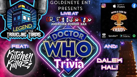 ► DOCTOR WHO TRIVIA & COSPLAY NIGHT LIVE!