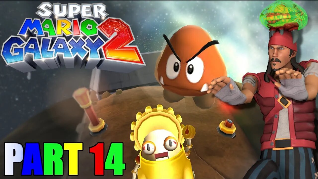 🎮 Let's Play 🎮 Super Mario Galaxy 2 Part 14 - Rock and Roll? Flip The Script!