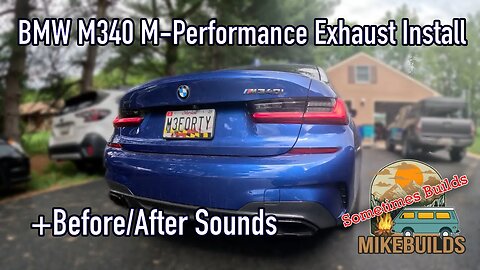 BMW M340 M-Performance Exhaust Install