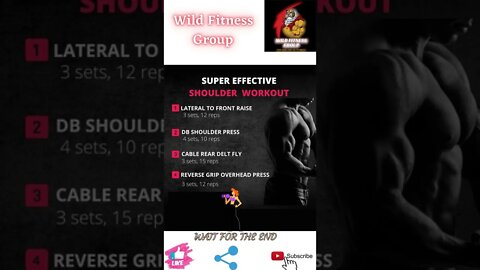 🔥Shoulder workout🔥#shorts🔥#wildfitnessgroup🔥26 march 2022🔥