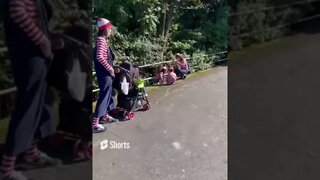Where’s Waldo Halloween Family! Meiji Mura #shorts #japan #whereswaldo #halloween #costume
