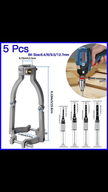Square Hole Drill Bit Adapter Drill Bit Fixing Bracket