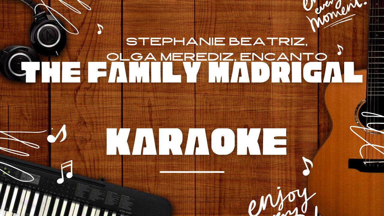 The Family Madrigal - Stephanie Beatriz, Olga Merediz, Encanto♬ Karaoke