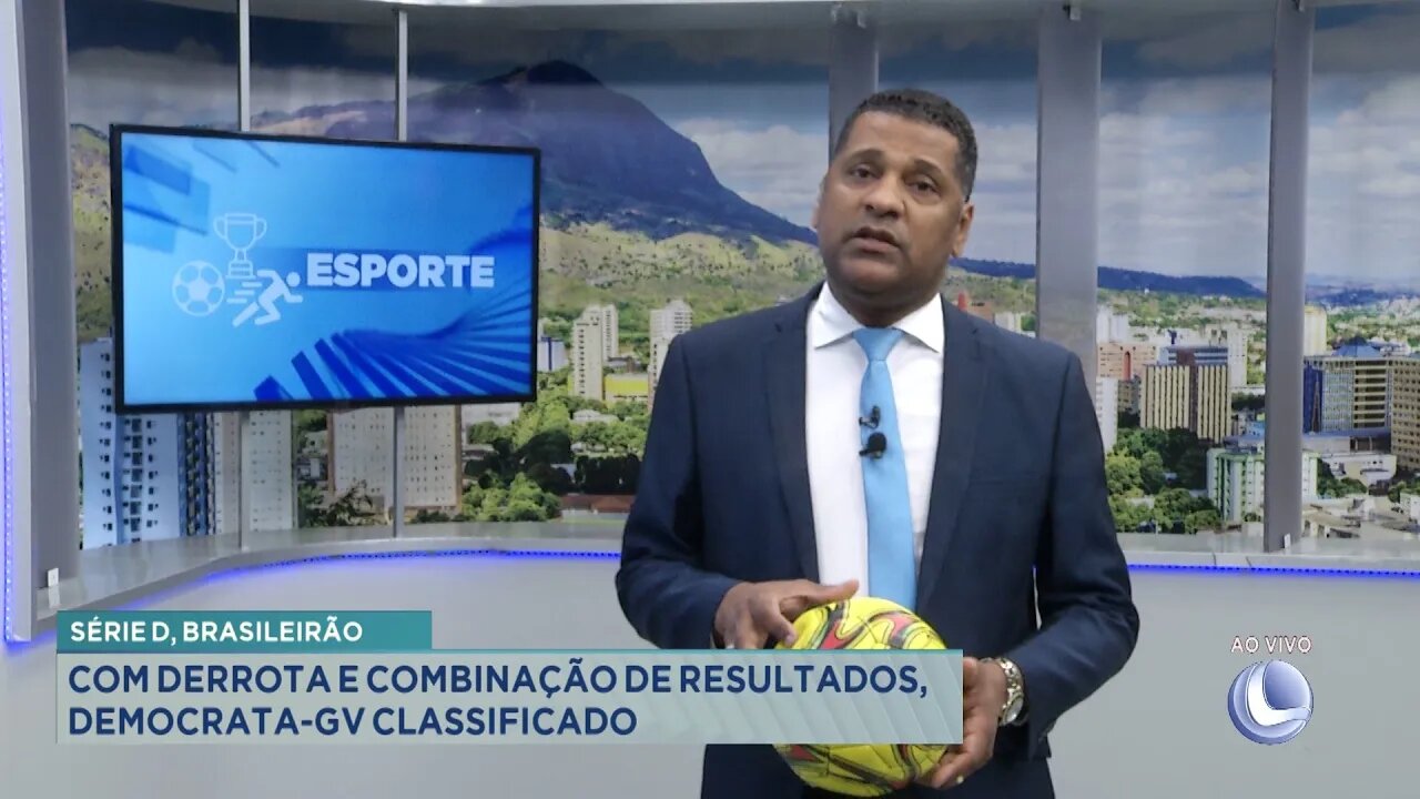 Série D, Brasileirão: Com Derrota e Combinação de Resultados, Democrata-GV Classificado.