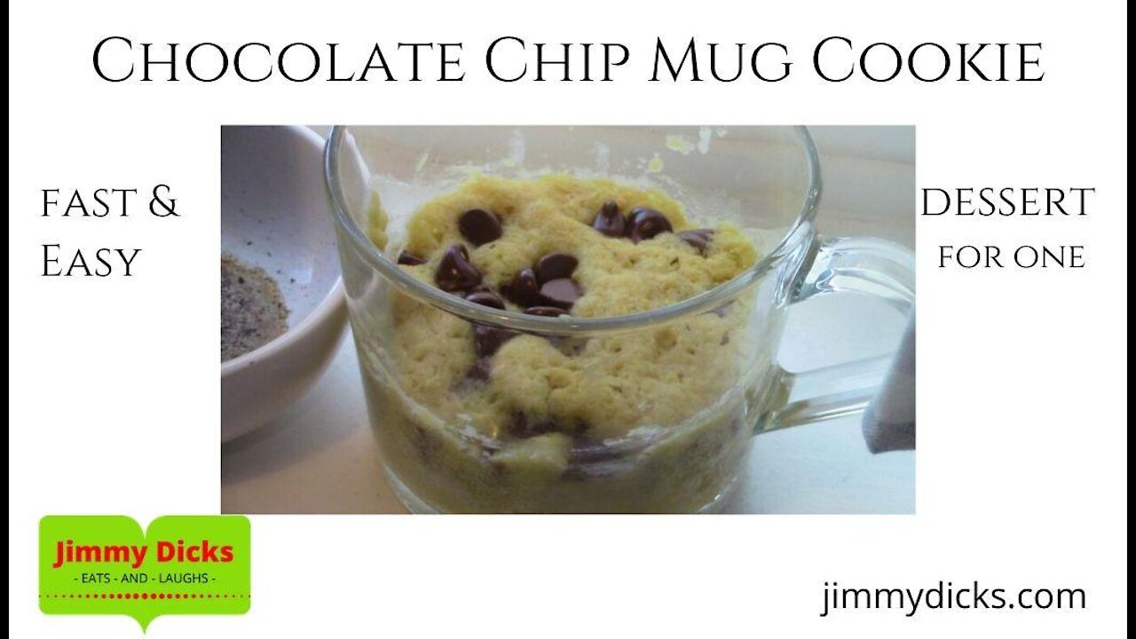 chocolate chip mug cookie