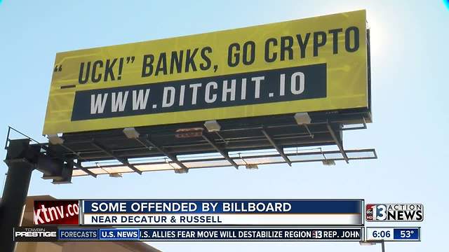 Neighborhood billboard message offending some parents