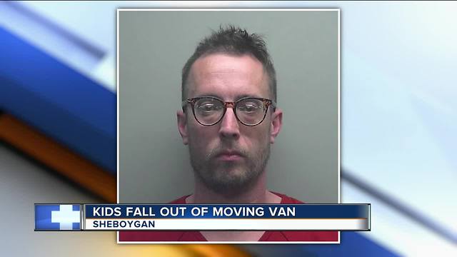 Sheboygan father officially charged after toddlers fall out of moving van