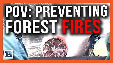 POV: You're Preventing Forest Fires — Amazing 1st-Person View from Helicopter