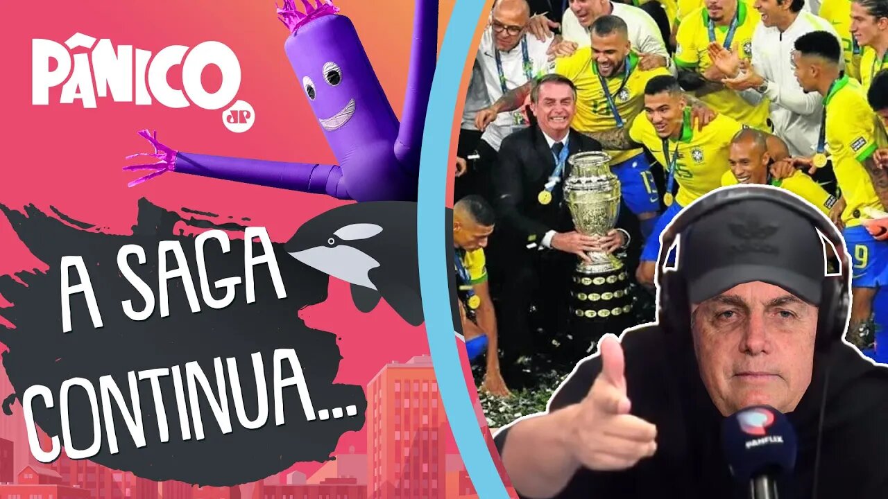 VAI TER COPA (AMÉRICA) SÓ PROS PATRIOTAS? BOLSONARO GORDÃO COMENTA