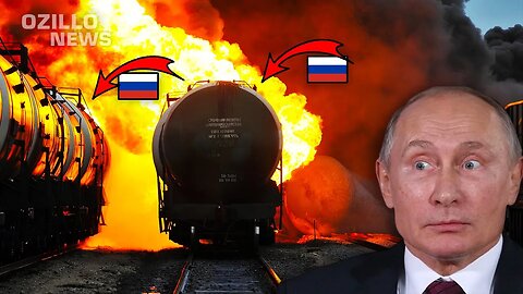 2 MINUTES AGO! The railway station for Russian equipment in Minsk was blown up!