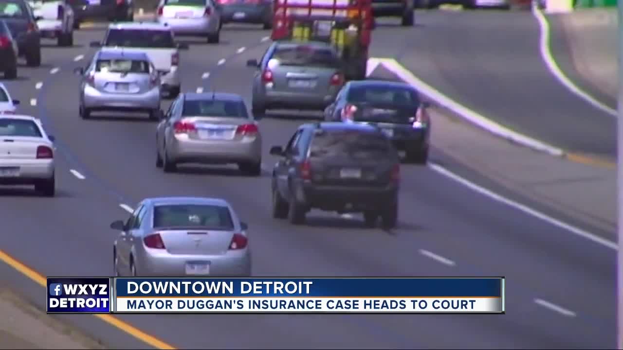 Detroit Mayor Mike Duggan's insurance case heads to court