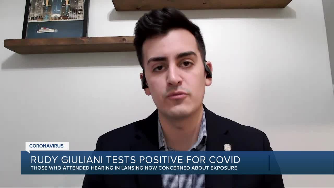 Some Michigan lawmakers concerned about COVID-19 exposure after Rudy Giuliani tests positive for COVID-19