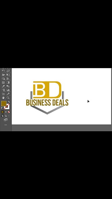 How to make a simple and creative logo design in Illustrator full video visit channel #logodesigner