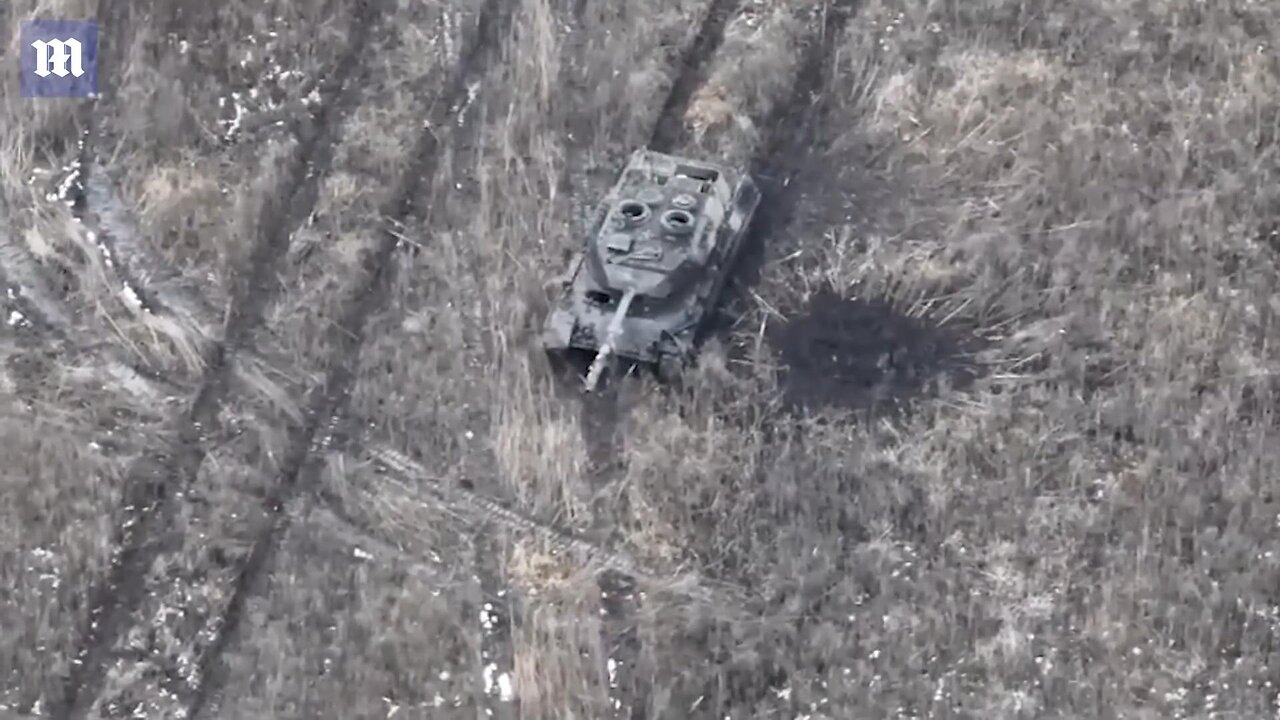 Another Ukrainian Leopard 1A5 bites the dust [Shared by Daily Mail with the tears in their eyes]