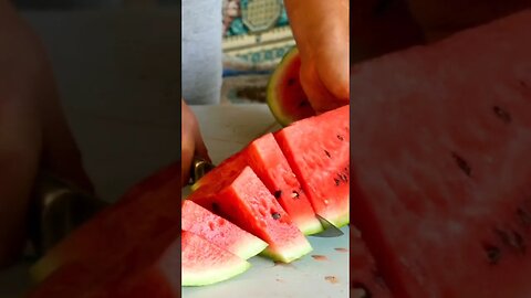 Watermelon Cutting 🔥 #shortsfeed #ytshorts