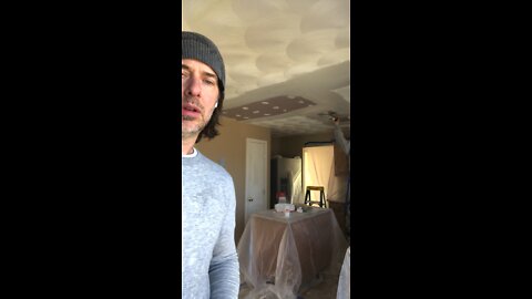 Plaster ceiling repair