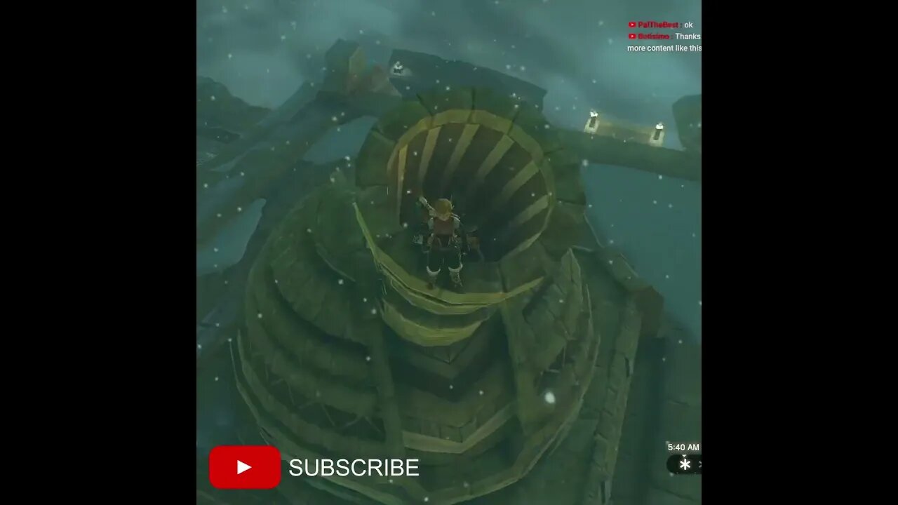 You can't go in the cannon in Tears of the Kingdom