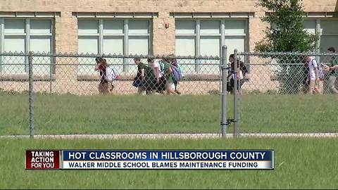 Air conditioning woes continue in schools across Hillsborough County