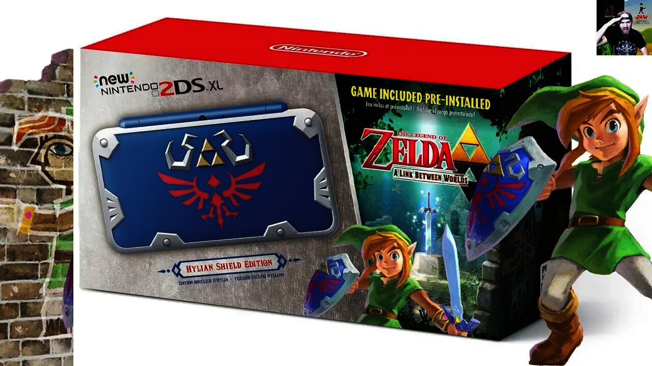 NEW 2DS XL Hylian Shield Edition ANNOUNCED!