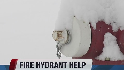 If you see a fire hydrant covered in snow and you are shoveling please clear it