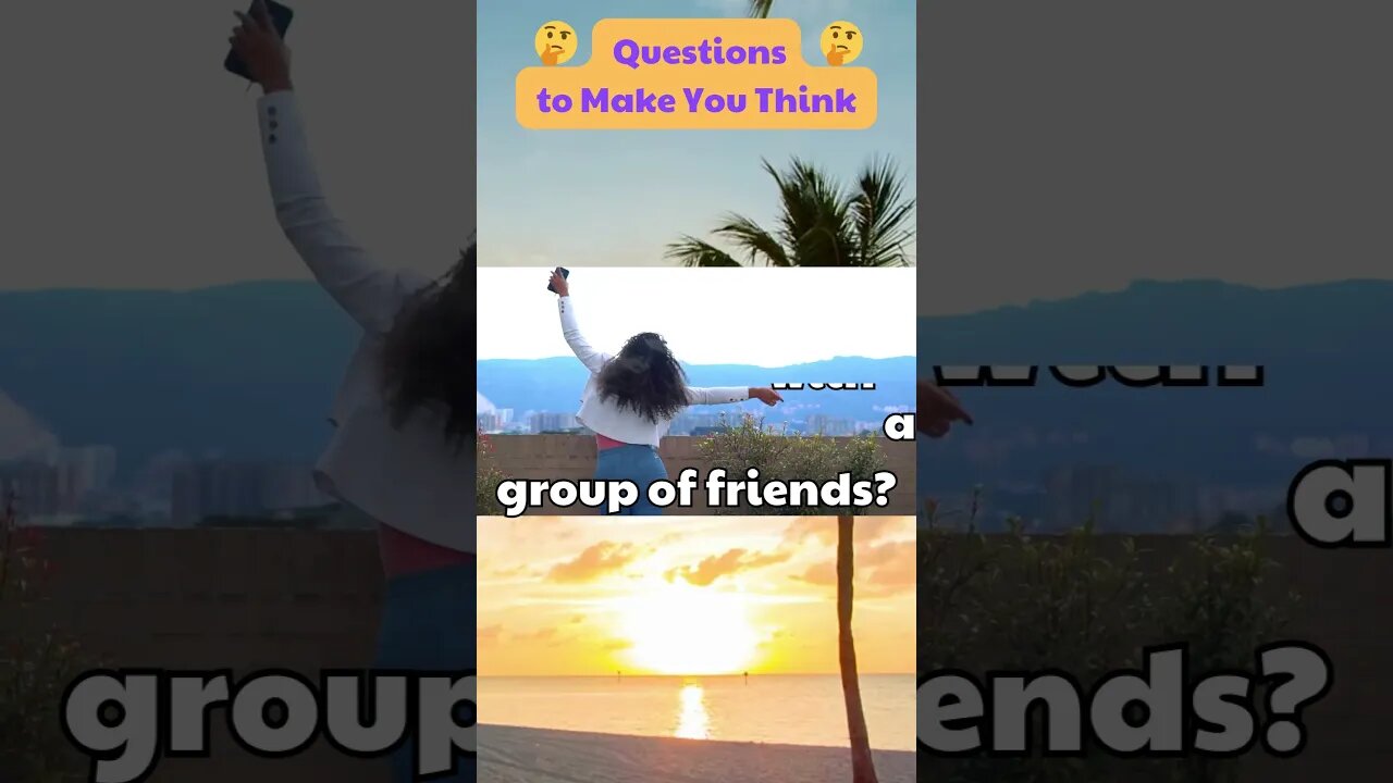 Which one would you choose: be alive and alone or about to die with a group of friends?