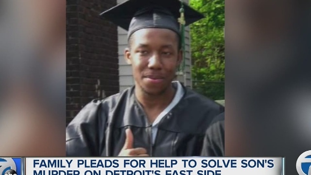 Family grieves son murdered on Detroit's east side
