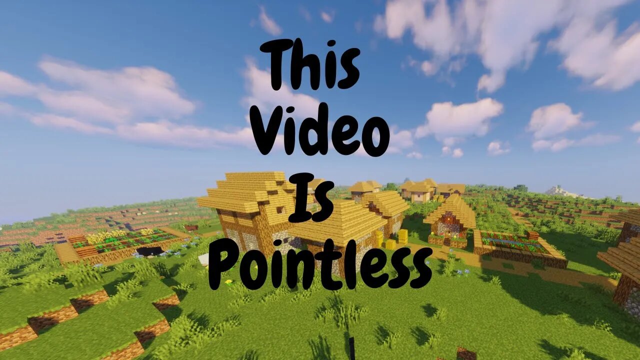 This Video Is Pointless #short #shorts #minecraftshorts