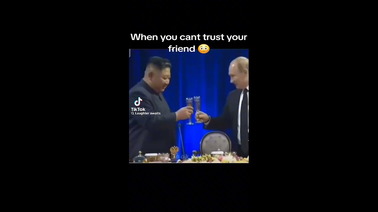 A toast to trust lol