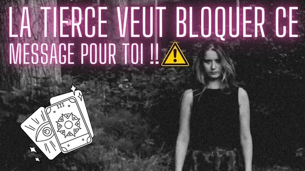 ⚠️ #Triangulaire ⚠️ LA TIERCE VEUT BLOQUER CE MESSAGE POUR TOI!!! #voyance #guidancesentimentale