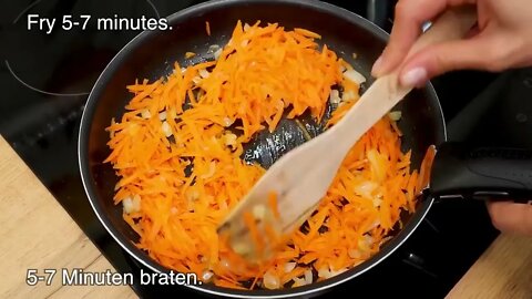 Es ist so lecker, dass ich es 3 Mal pro Woche koche! Neues Zucchini Rezept! Leichtes Abendessen! 10
